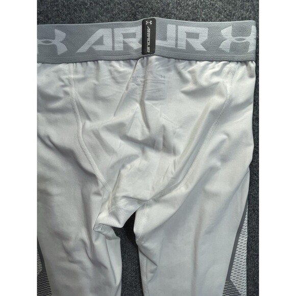 UNDER ARMOUR Leggings Mens Medium Heat Gear  Graphic  Compression Area Leg Med - Picture 13 of 13